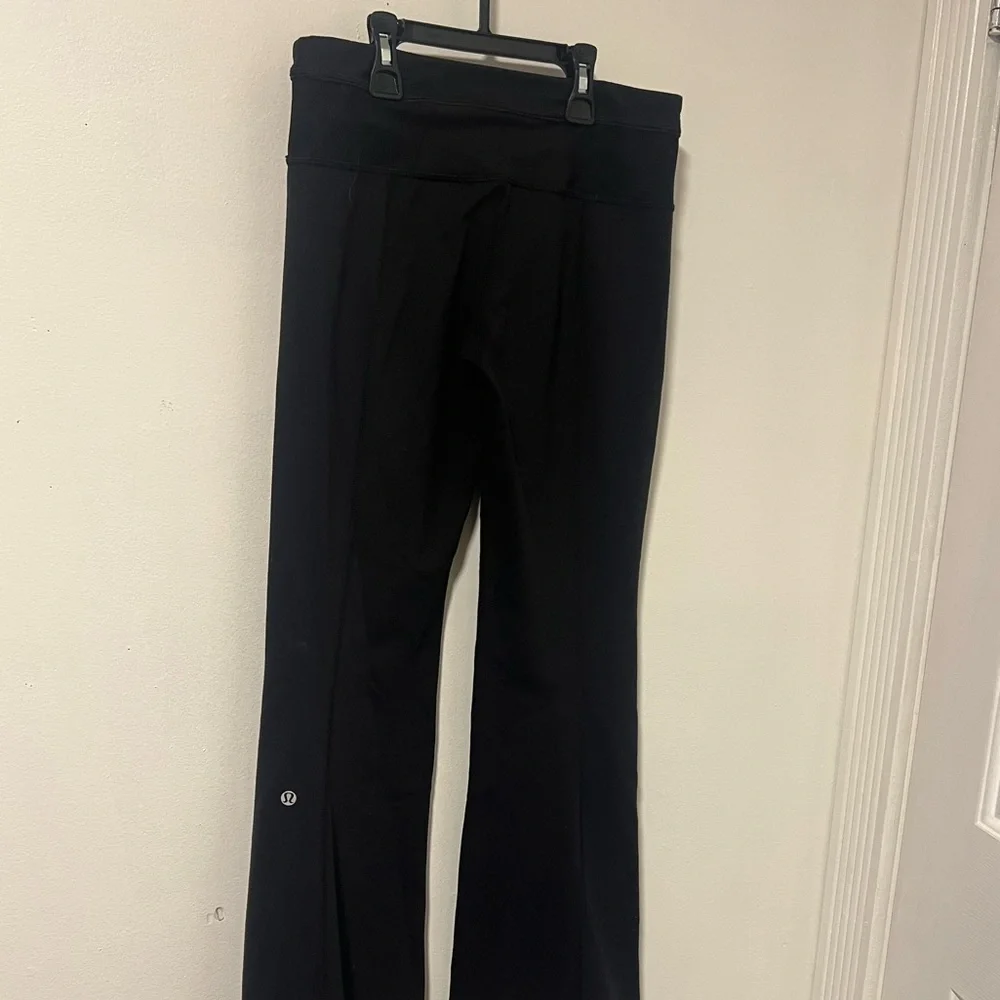 Lululemon Athletica Black Flare Pants - Picture 2 of 3